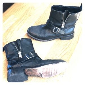All Saints Sz 8 Motorcycle Boots